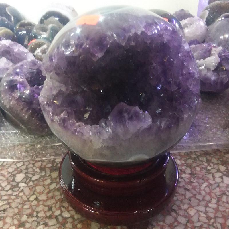 Natural Amethyst Geode Rough Stone Ornaments - My Vibe Finder