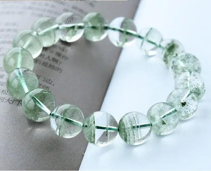 Natural Green Ghost Crystal Bracelet - My Vibe Finder