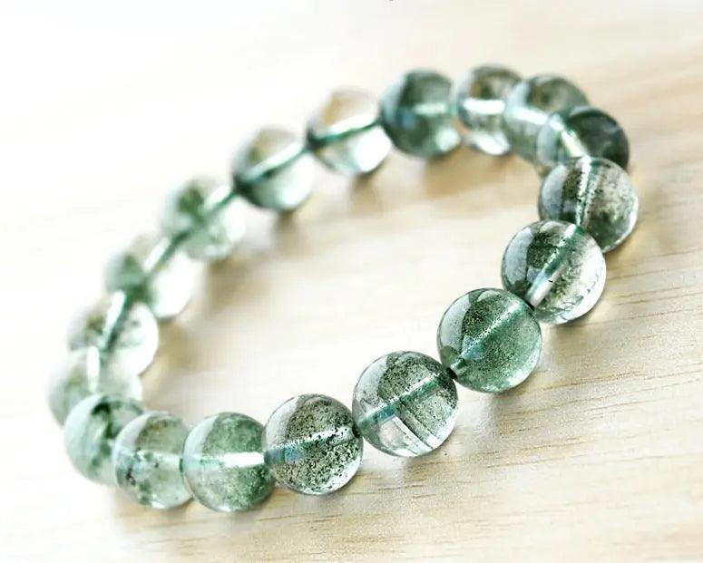 Natural Green Ghost Crystal Bracelet - My Vibe Finder