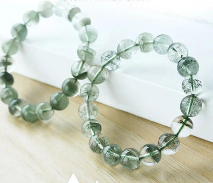 Natural Green Ghost Crystal Bracelet - My Vibe Finder