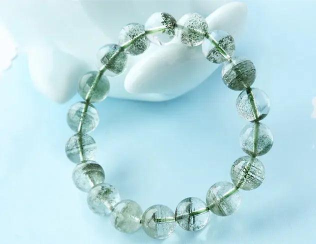 Natural Green Ghost Crystal Bracelet - My Vibe Finder