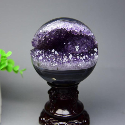 Natural Amethyst Geode Rough Stone Ornaments - My Vibe Finder