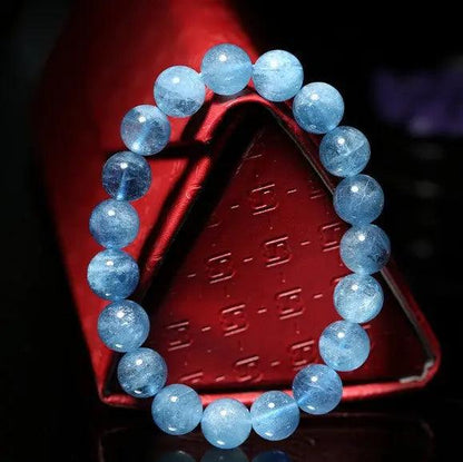 Natural Brazilian Aquamarine Bracelet - My Vibe Finder