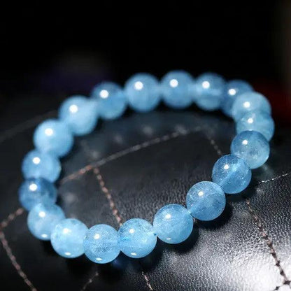 Natural Brazilian Aquamarine Bracelet - My Vibe Finder