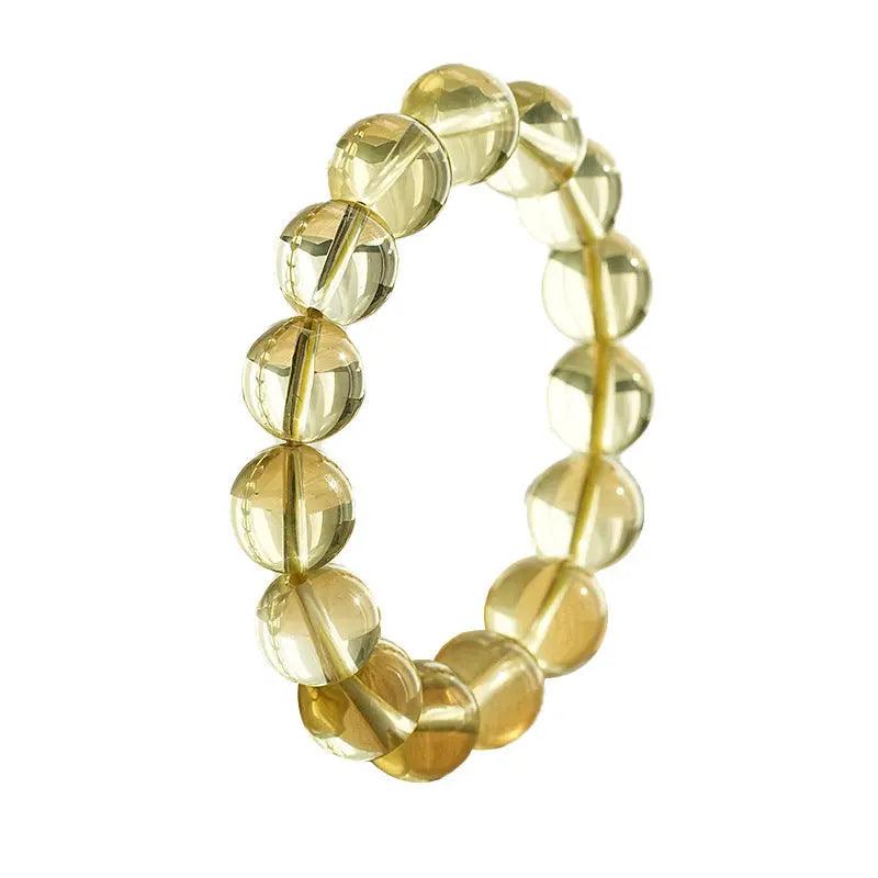 Natural Brazilian Citrine Bead Bracelet - My Vibe Finder