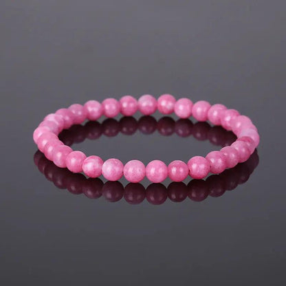 Natural Stone Beaded Bracelet (6mm) - My Vibe Finder