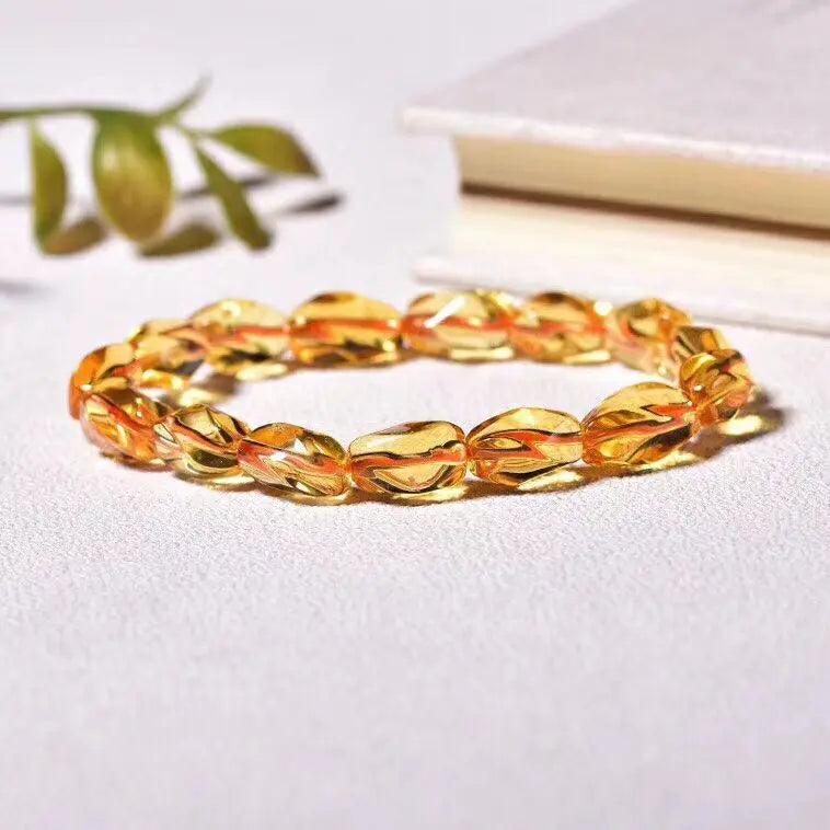 Natural Citrine Crystal Bracelet - My Vibe Finder