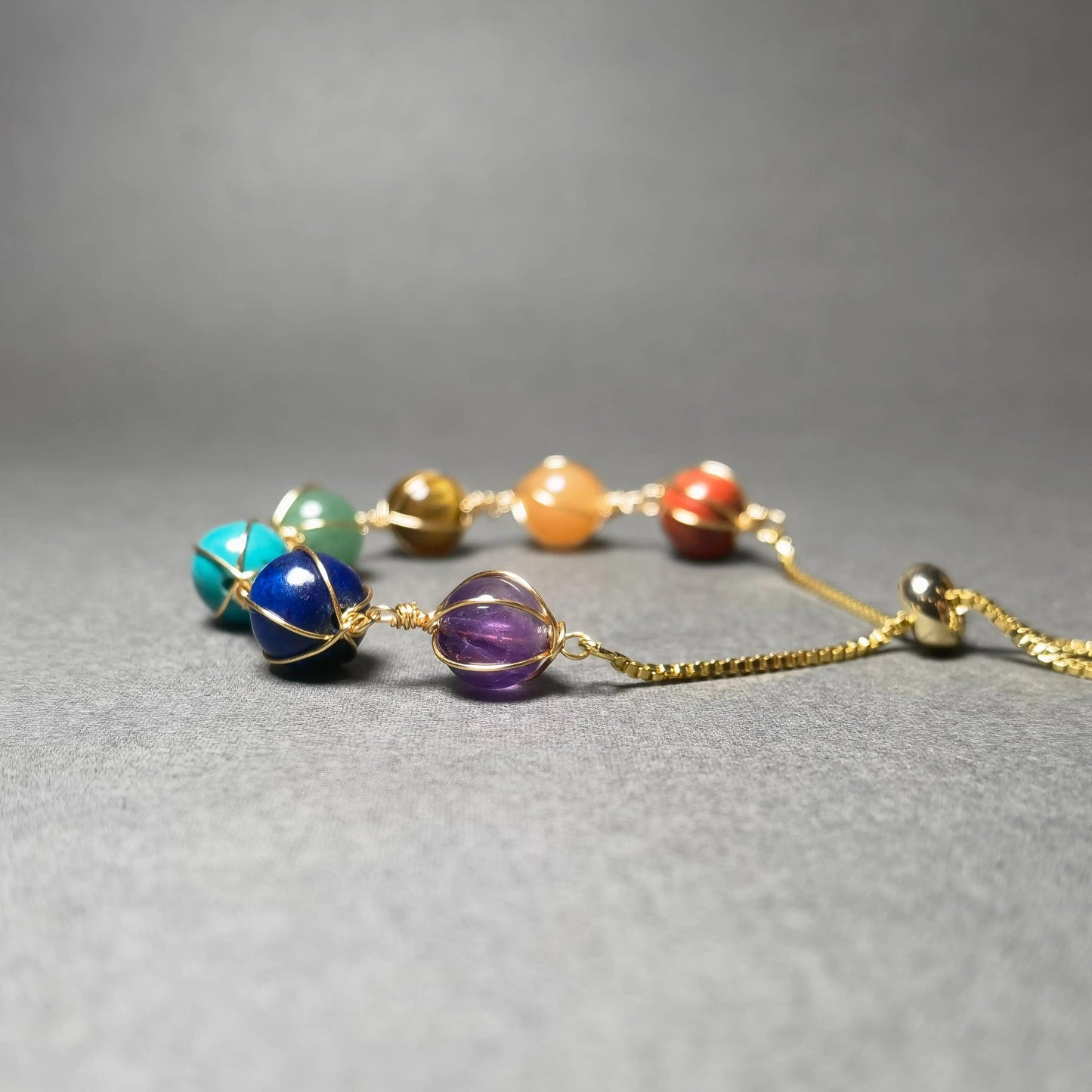 Seven-color Crystal Bracelet