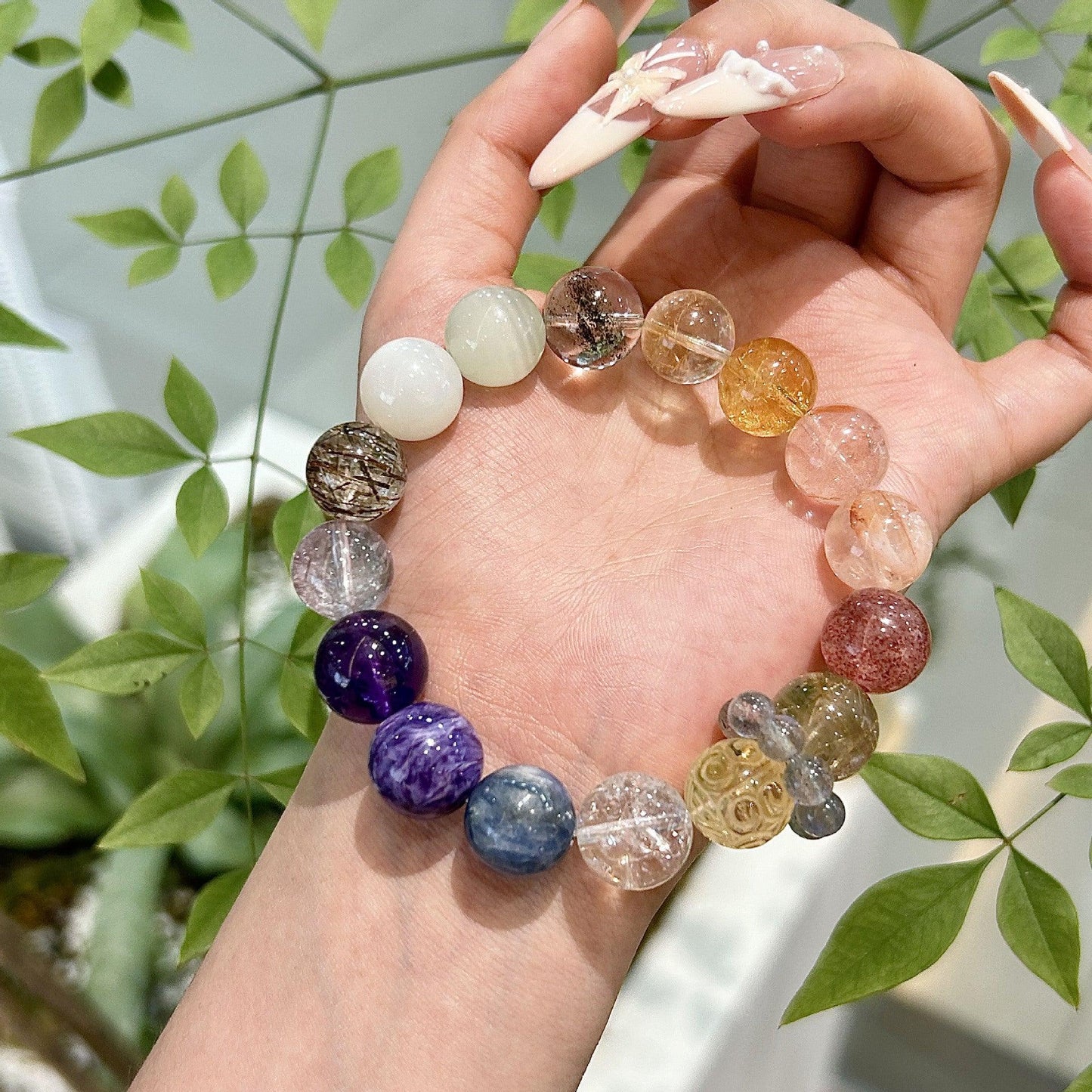 Natural Duobao Crystal Bracelet - My Vibe Finder