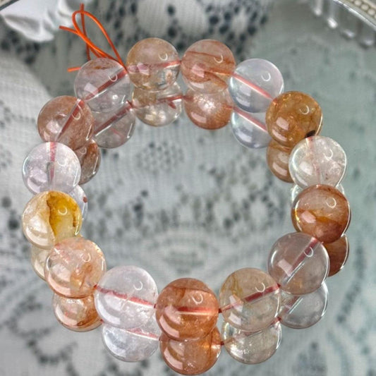 Natural Koi Gum Flower Crystal Bracelet - My Vibe Finder