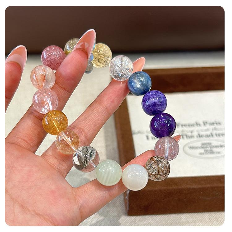 Natural Duobao Crystal Bracelet - My Vibe Finder