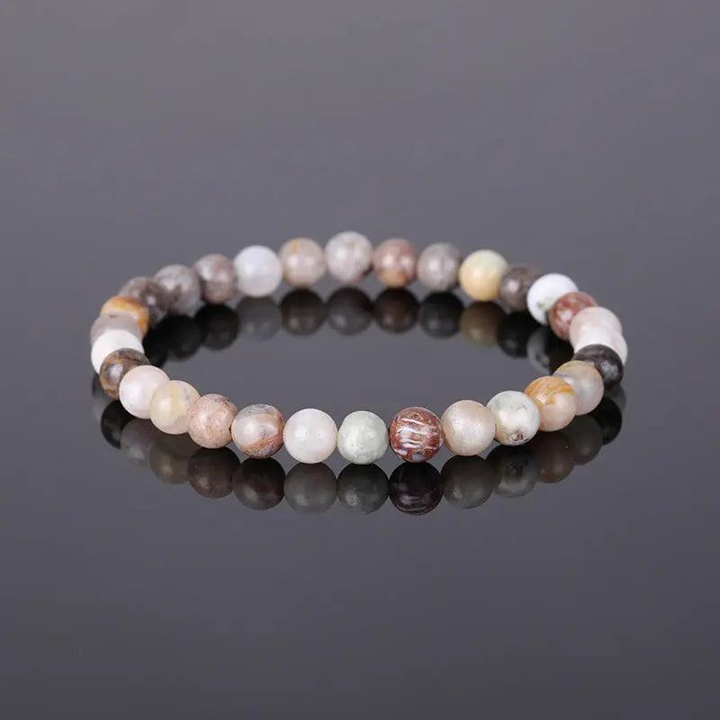 Natural Stone Beaded Bracelet (6mm) - My Vibe Finder