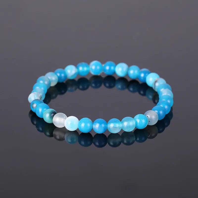 Natural Stone Beaded Bracelet (6mm) - My Vibe Finder