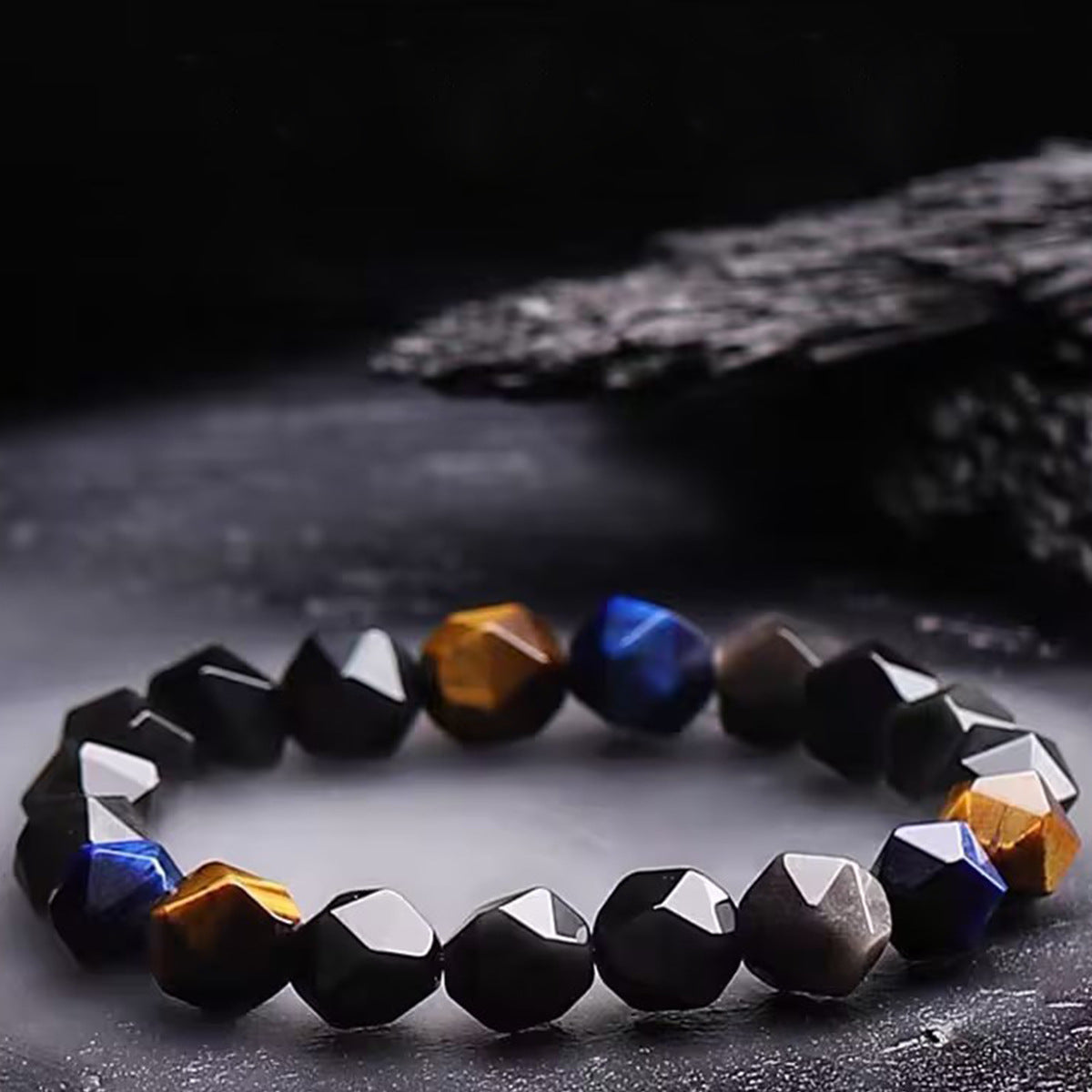 Ethereal Meteorite Onyx Bracelet