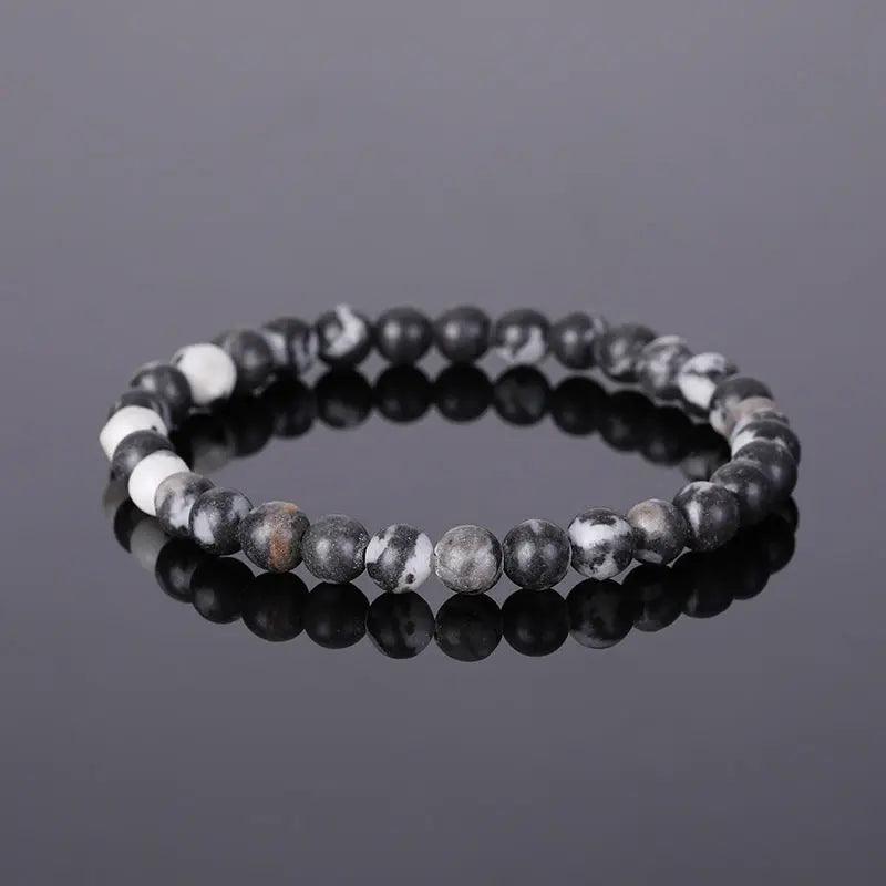 Natural Stone Beaded Bracelet (6mm) - My Vibe Finder