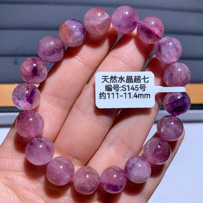 Natural Purple Hair Crystal Bracelet - My Vibe Finder