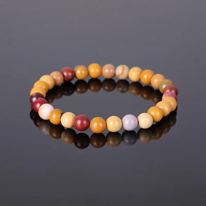 Natural Stone Beaded Bracelet (6mm) - My Vibe Finder