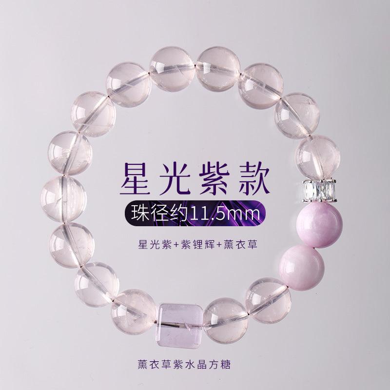 [Customized 7 Styles] Nine Purple Li Fire Crystal Bracelet - My Vibe Finder