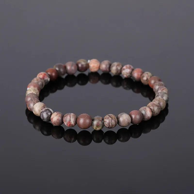 Natural Stone Beaded Bracelet (6mm) - My Vibe Finder