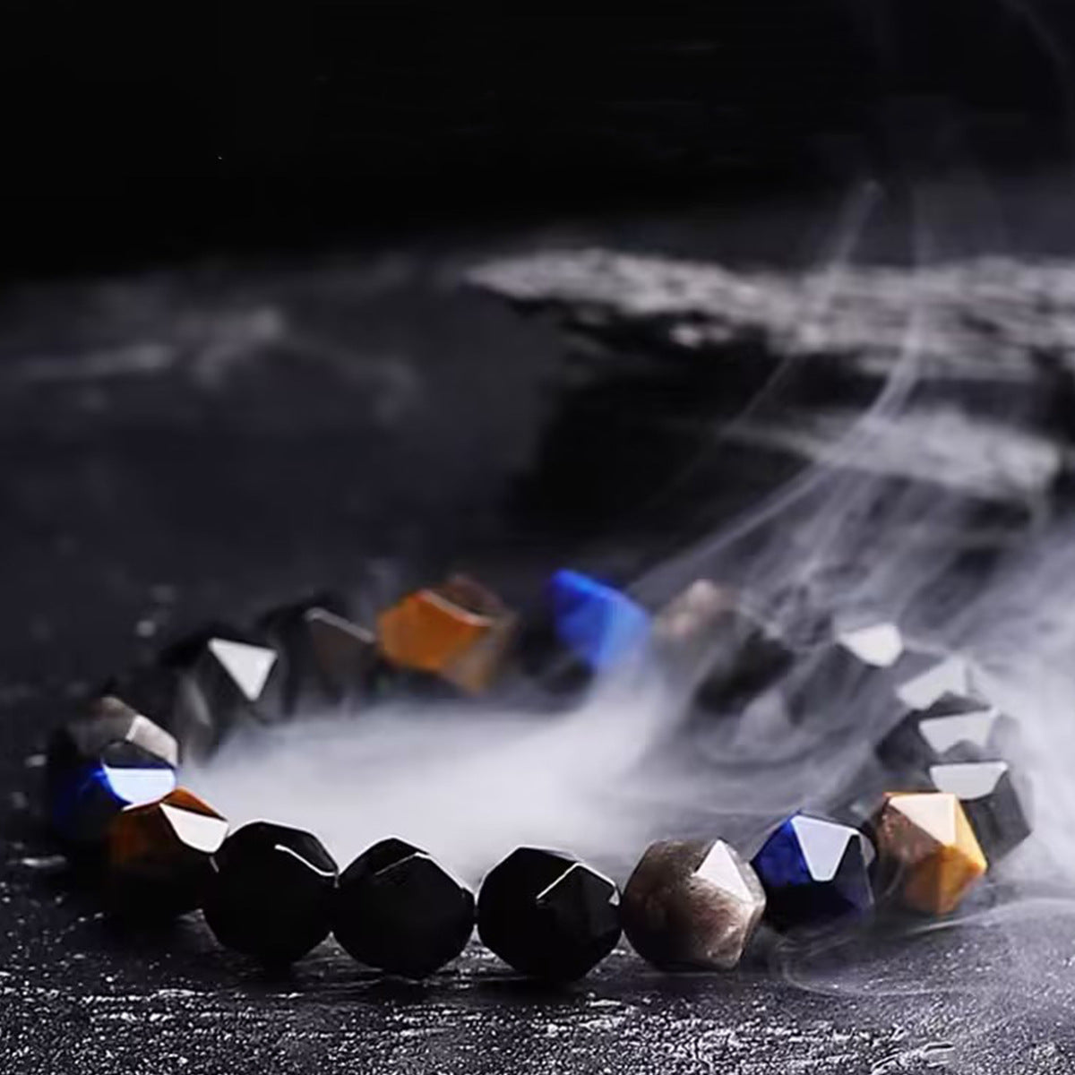 Ethereal Meteorite Onyx Bracelet