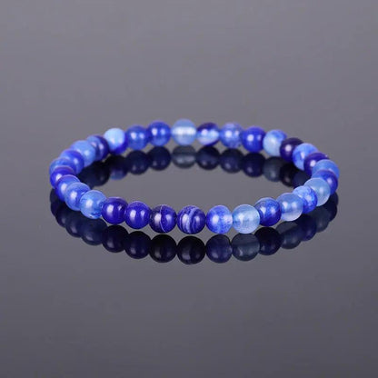 Natural Stone Beaded Bracelet (6mm) My Vibe Finder