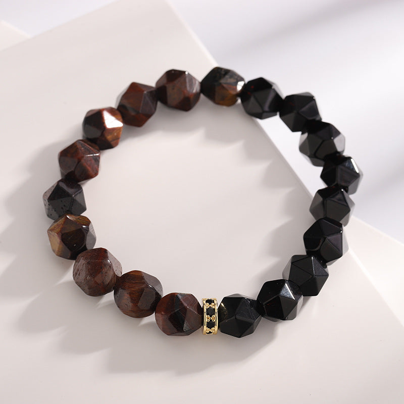 Ethereal Meteorite Obsidian Bracelet