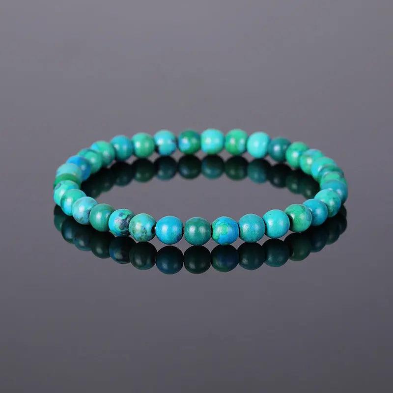 Natural Stone Beaded Bracelet (6mm) - My Vibe Finder