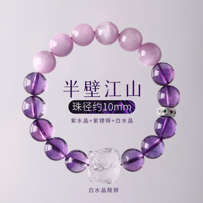 [Customized 7 Styles] Nine Purple Li Fire Crystal Bracelet - My Vibe Finder