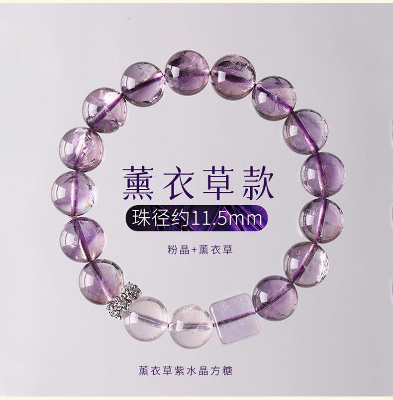 [Customized 7 Styles] Nine Purple Li Fire Crystal Bracelet - My Vibe Finder