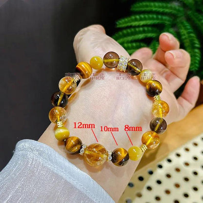 Natural Tiger's Eye Crystal Bracelets - My Vibe Finder