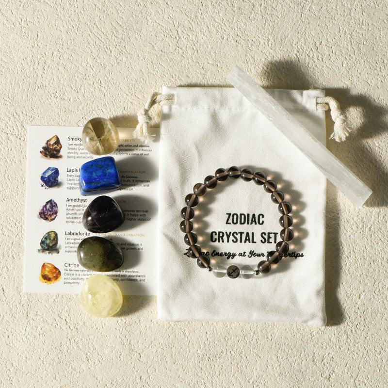 12 Zodiac Polished Gravel Gift Set - My Vibe Finder