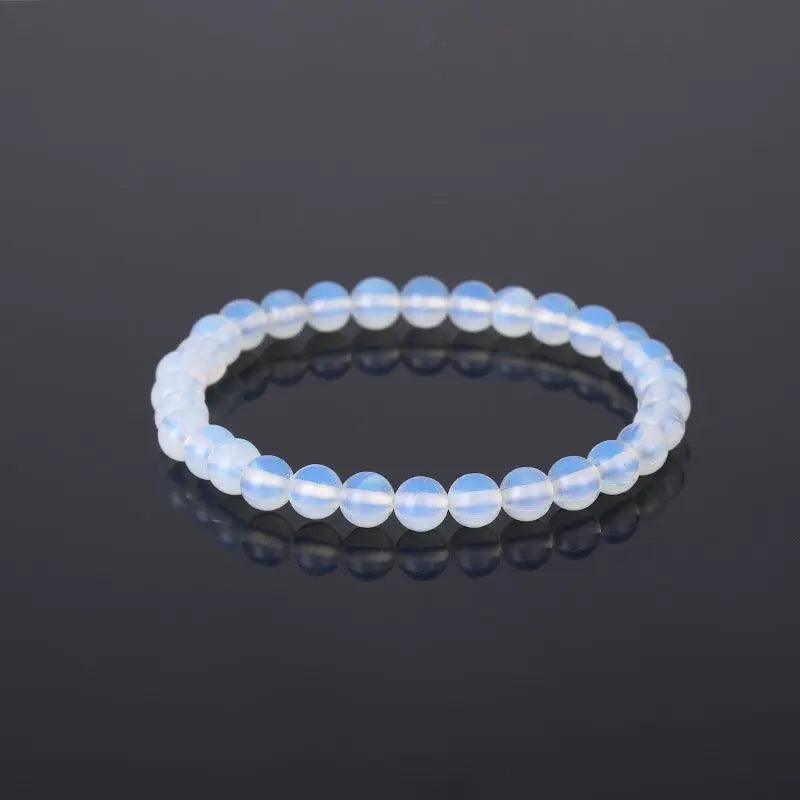 Natural Stone Beaded Bracelet (6mm) - My Vibe Finder