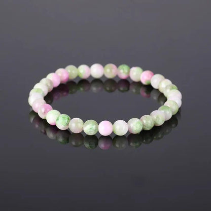 Natural Stone Beaded Bracelet (6mm) - My Vibe Finder