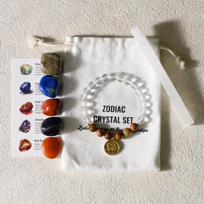 12 Zodiac Polished Gravel Gift Set - My Vibe Finder