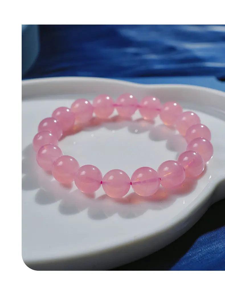 Natural Pink Crystal Bracelet (7A Grade) - My Vibe Finder