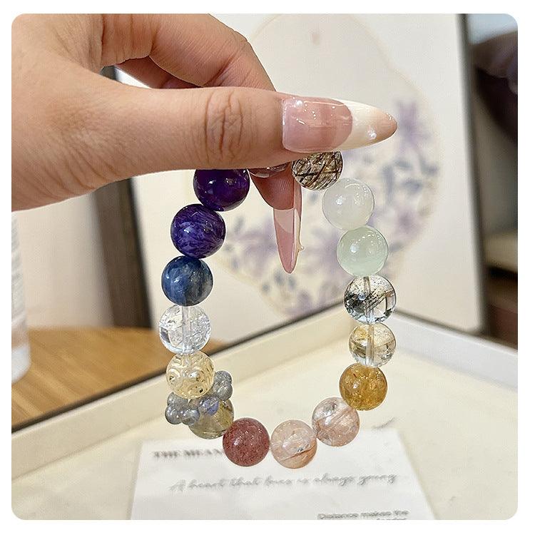 Natural Duobao Crystal Bracelet - My Vibe Finder