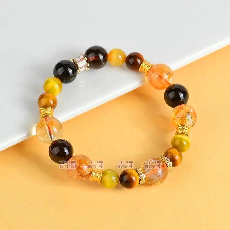 Natural Tiger's Eye Crystal Bracelets - My Vibe Finder