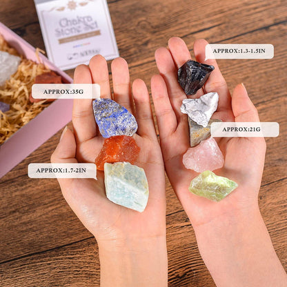 Seven Colored Gemstones Gift Box