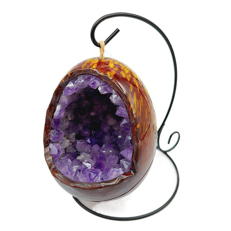 Natural Yellow Amethyst Degaussing Cave Night Light - My Vibe Finder