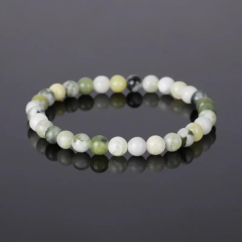 Natural Stone Beaded Bracelet (6mm) - My Vibe Finder