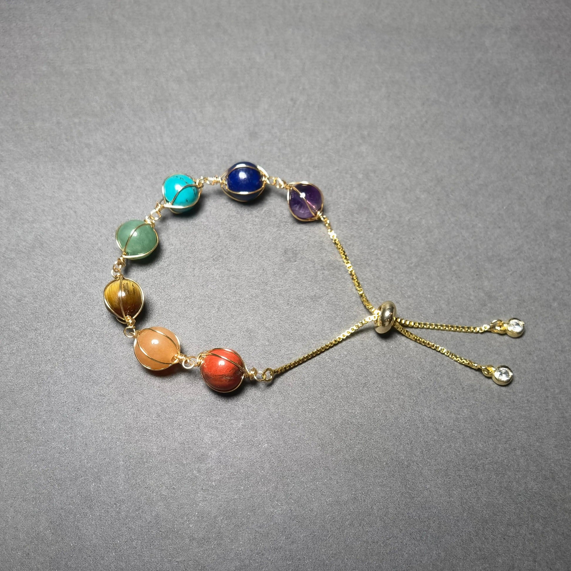 Seven-color Crystal Bracelet