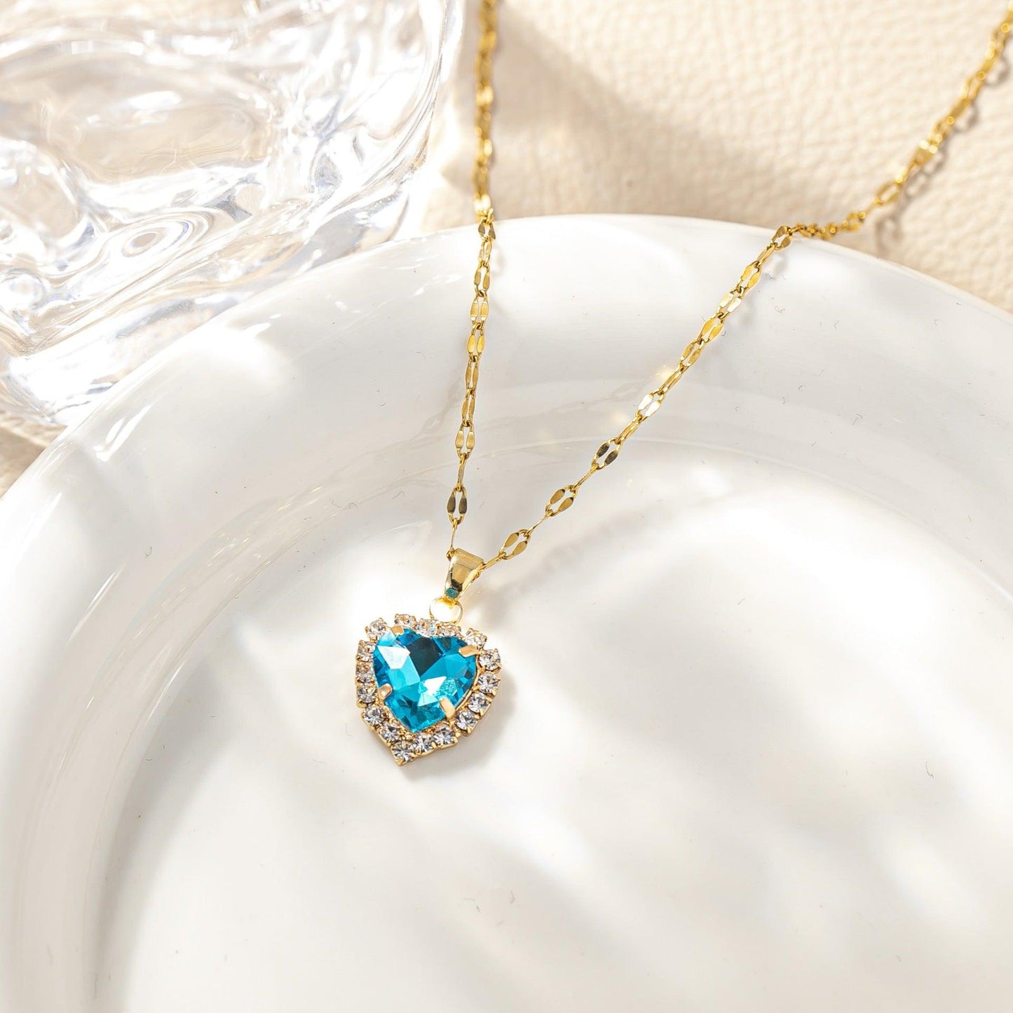 Heart-Shaped 12 Birthstone Necklace - My Vibe Finder