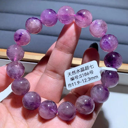 Natural Purple Hair Crystal Bracelet - My Vibe Finder