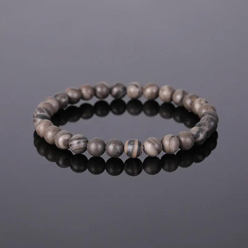 Natural Stone Beaded Bracelet (6mm) - My Vibe Finder