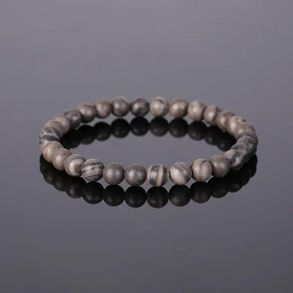 Natural Stone Beaded Bracelet (6mm) - My Vibe Finder