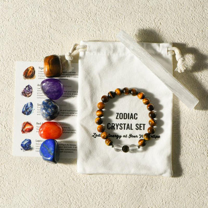 12 Zodiac Polished Gravel Gift Set - My Vibe Finder