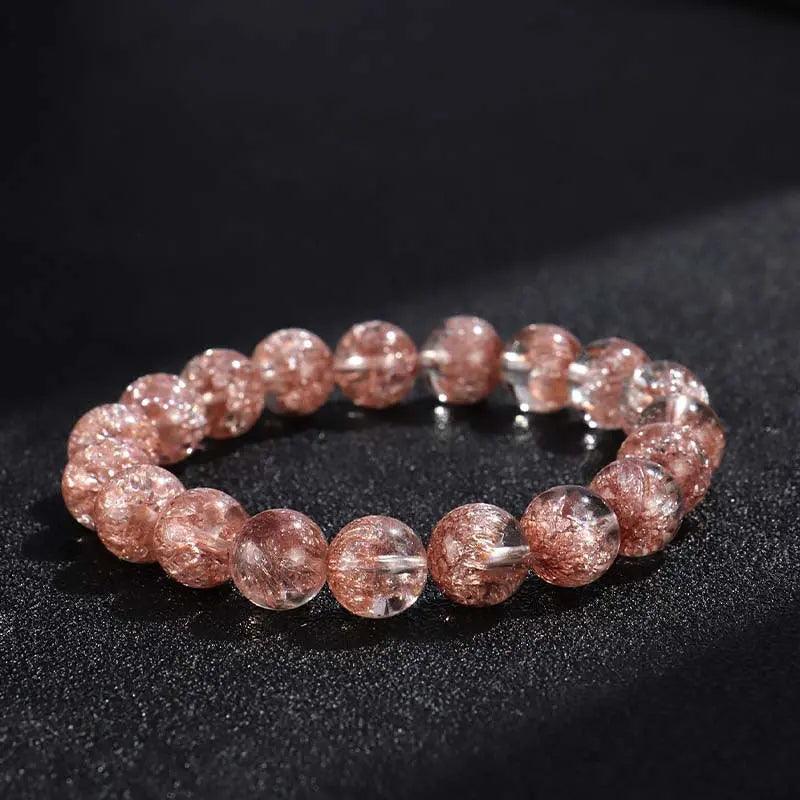 Fireworks Crystal Bracelet (Women/Men) (Pink/Black) - My Vibe Finder