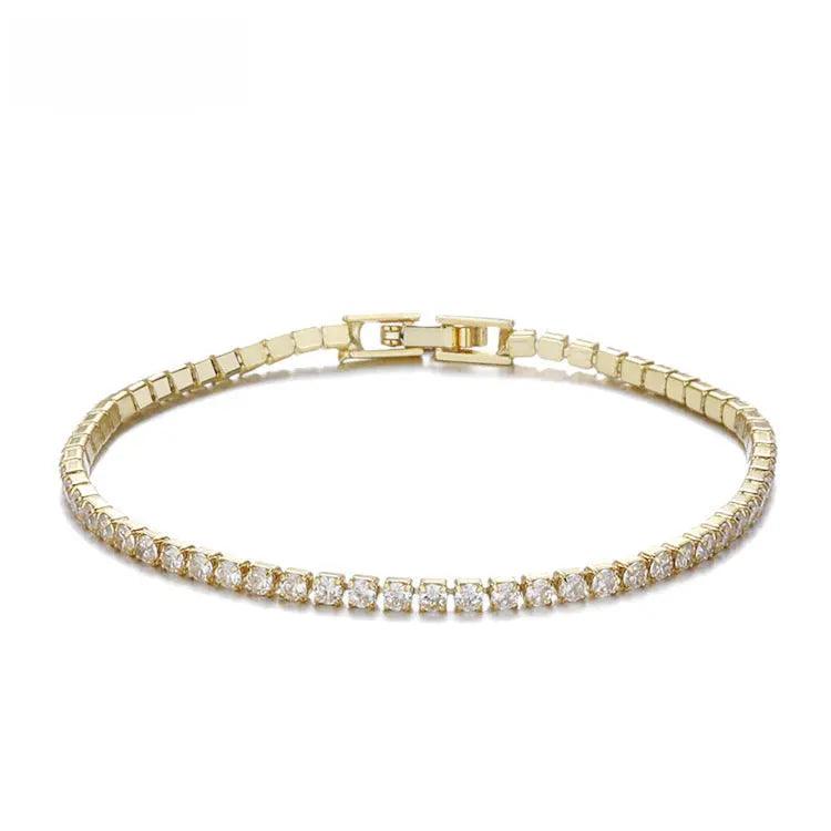 Full Diamond Crystal Women's Bracelet (2.5mm) My Vibe Finder