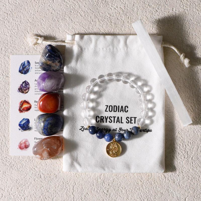 12 Zodiac Polished Gravel Gift Set - My Vibe Finder