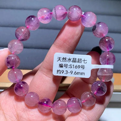 Natural Purple Hair Crystal Bracelet - My Vibe Finder